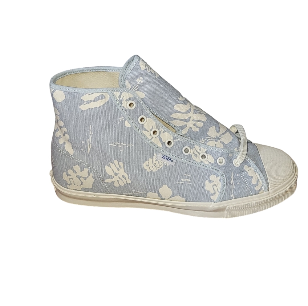 Vans Vault UA OG STYLE 24 LX Canvas Pumps HIBISCUS BALLAD BLUE Men's Size 11 - Picture 6 of 8